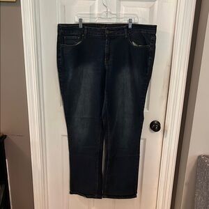 Jou Jou Blue Straight Leg Jeans Classic Style